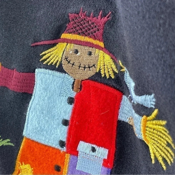 Onque Casuals Adult Medium Fall Embroidered Button Down Shirt Womens 9219 - Picture 5 of 9